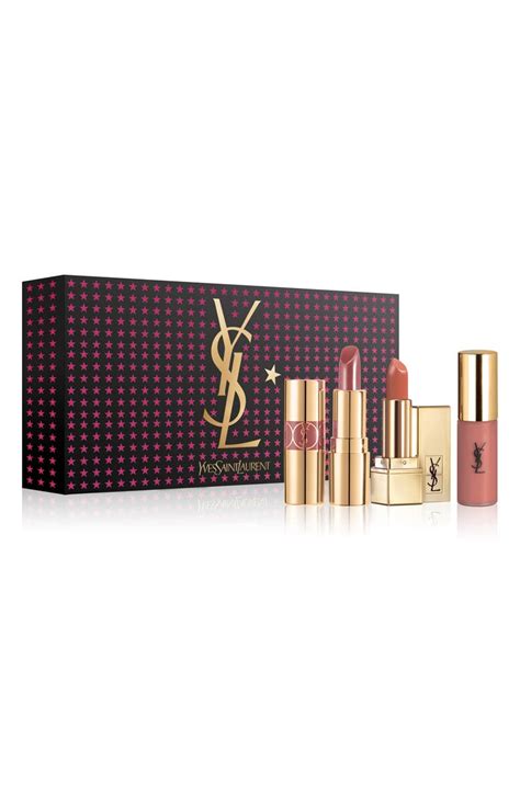 ysl mini lip wardrobe set|Mini Lip Wardrobe Holiday Gift Set ($56 value) .